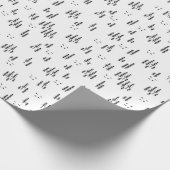 Art Muster der Forstlinie Geschenkpapier (Ecke)