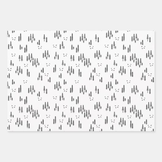 Art Muster der Forstlinie Geschenkpapier Set (Vorderseite 3)