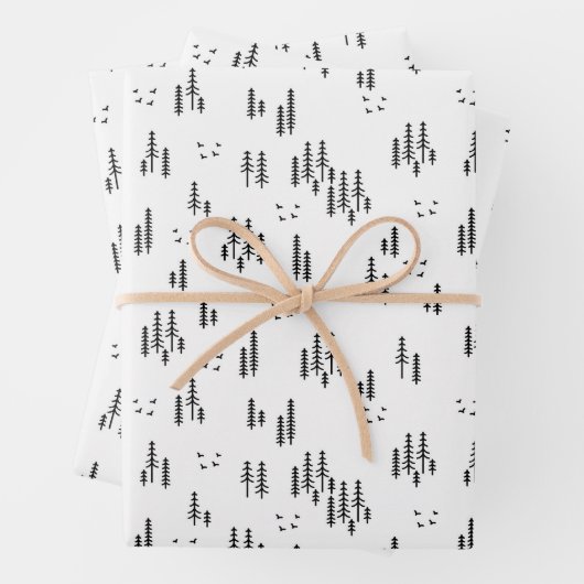 Art Muster der Forstlinie Geschenkpapier Set (Beispiel)