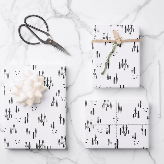 Art Muster der Forstlinie Geschenkpapier Set (Vorderseite)