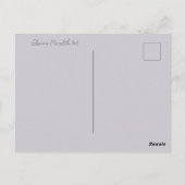 Art nach Design Postkarte (Rückseite)