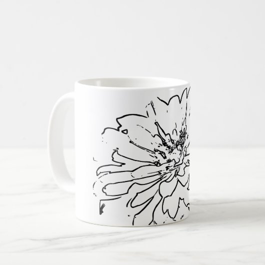 Art Natural Blume Kaffeetasse (Vorderseite Links)