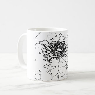 Art Natural Blume Kaffeetasse