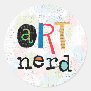 Art Nerd Aufkleber