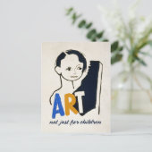 ART... nicht nur für Kinder [Postkarte] Postkarte (Stehend Vorderseite)