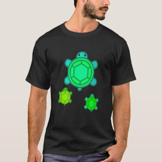 Art Niedlich Funny Turtle für Jungs T-Shirt