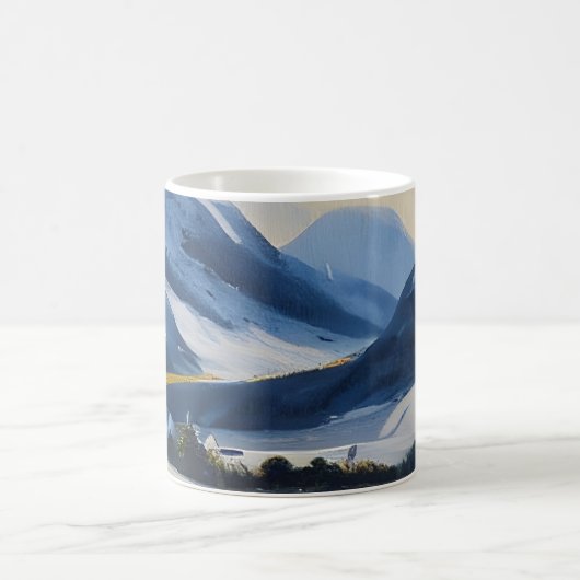 Art Norwegen Malerei Kaffeetasse (Mittel)