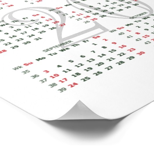 Art Norwegens, Kalender 2023 Poster (Ecke)