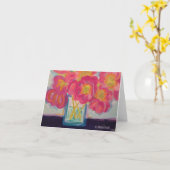 Art Note Card Karte (Gelbe Blume)