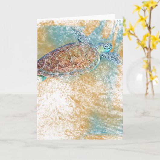 Art Note Karte (Gelbe Blume)