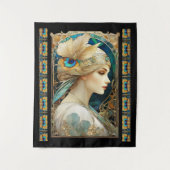 Art Nouvaeu Wandteppich (Vorderseite)