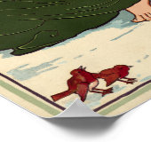 Art Nouveau 1896 Kalender von Louis Rhead Poster (Ecke)