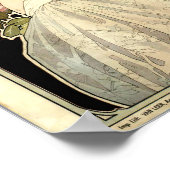 Art Nouveau 1897 Ad by Privat-Livemont Poster (Ecke)