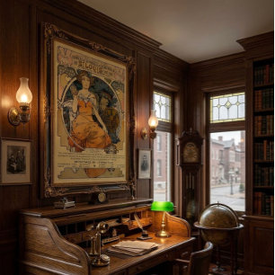 Art Nouveau 1904 Weltausstellung St. Louis von Muc Poster