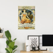 Art Nouveau 1904 World's Fair by Alphonse Mucha Poster (Heimbüro)