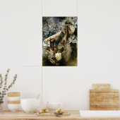 Art Nouveau 1905 Madonna von Lilies by Mucha Poster (Küche)