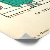 Art Nouveau 1920 Illustration von George Barbier Poster (Ecke)