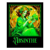 Art Nouveau Absinthe Poster (Vorderseite)
