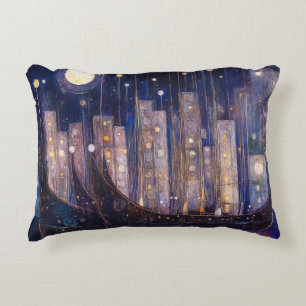 Art Nouveau Accent Pillow Dekokissen