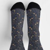 Art Nouveau Acorns Bibliophile Socken (Oben)