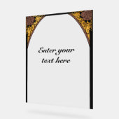 Art Nouveau Acrylschild (Winkel)