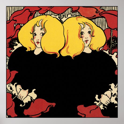 Art Nouveau Advertising Poster von Ethel Reed (Vorne)