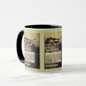 Art Nouveau ~ Alearance Villa ~ Paris Tasse (Vorderseite Links)