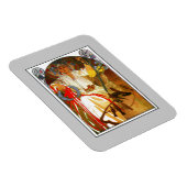 Art Nouveau Alfons Mucha Frühlingsfest Magnet (Rechte Seite)