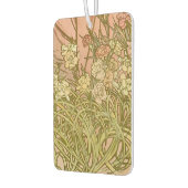 Art Nouveau Alfonse Mucha Blumenzucht Blume Autolufterfrischer (Links)