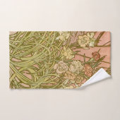 Art Nouveau Alfonse Mucha Blumenzucht Blume Badhandtuch Set (Handtuch)