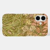 Art Nouveau Alfonse Mucha Blumenzucht Blume Case-Mate iPhone Hülle (Rückseite (Horizontal))