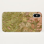 Art Nouveau Alfonse Mucha Blumenzucht Blume Case-Mate iPhone Hülle (Rückseite (Horizontal))