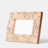 Art Nouveau Alfonse Mucha Blumenzucht Blume Geätzte Rahmen (Links)