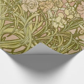 Art Nouveau Alfonse Mucha Blumenzucht Blume Geschenkpapier (Ecke)