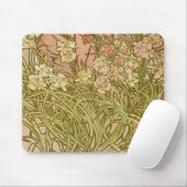 Art Nouveau Alfonse Mucha Blumenzucht Blume Mousepad (Mit Mouse)