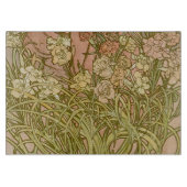 Art Nouveau Alfonse Mucha Blumenzucht Blume Schneidebrett (Vorderseite)