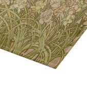 Art Nouveau Alfonse Mucha Blumenzucht Blume Schneidebrett (Ecke)