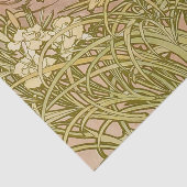 Art Nouveau Alfonse Mucha Blumenzucht Blume Seidenpapier (Ausschnitt)