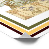 Art Nouveau Alphonse Mucha Atomne 12 x 16 Wall Art Poster (Ecke)