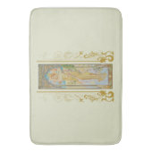 Art Nouveau Alphonse Mucha - Die Helligkeit des Ta Badematte (Vorderseite Vertikal)