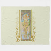 Art Nouveau Alphonse Mucha - Die Helligkeit des Ta Fleecedecke (Vorderseite (Horizontal))