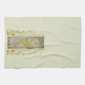Art Nouveau Alphonse Mucha - Die Helligkeit des Ta Geschirrtuch (Horizontal)