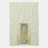 Art Nouveau Alphonse Mucha - Die Helligkeit des Ta Geschirrtuch (Vertikal)