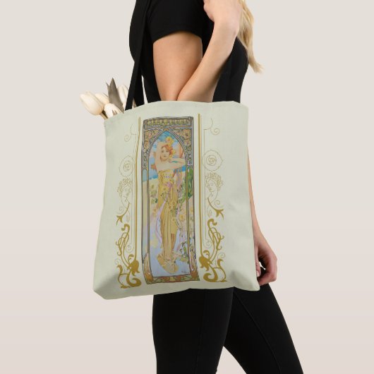 Art Nouveau Alphonse Mucha - Die Helligkeit des Ta Tasche (Von Nahem)