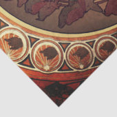 Art nouveau Alphonse Mucha elegant music muse Seidenpapier (Detail)