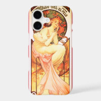 Art nouveau alphonse mucha frau floral parfüm