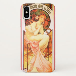 Art nouveau alphonse mucha frau floral parfüm  Case-Mate iPhone hülle