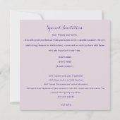 Art Nouveau Alphonse Mucha für jeden Anlass Einladung (Rückseite)