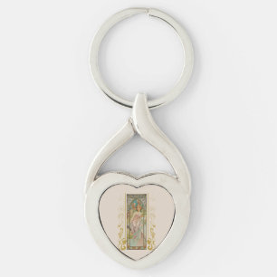 Art Nouveau Alphonse Mucha - Morgen Erwachen Schlüsselanhänger