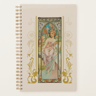 Art Nouveau Alphonse Mucha - Morgens Erwachen Planer